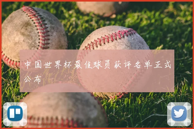 中国世界杯最佳球员获评名单正式公布